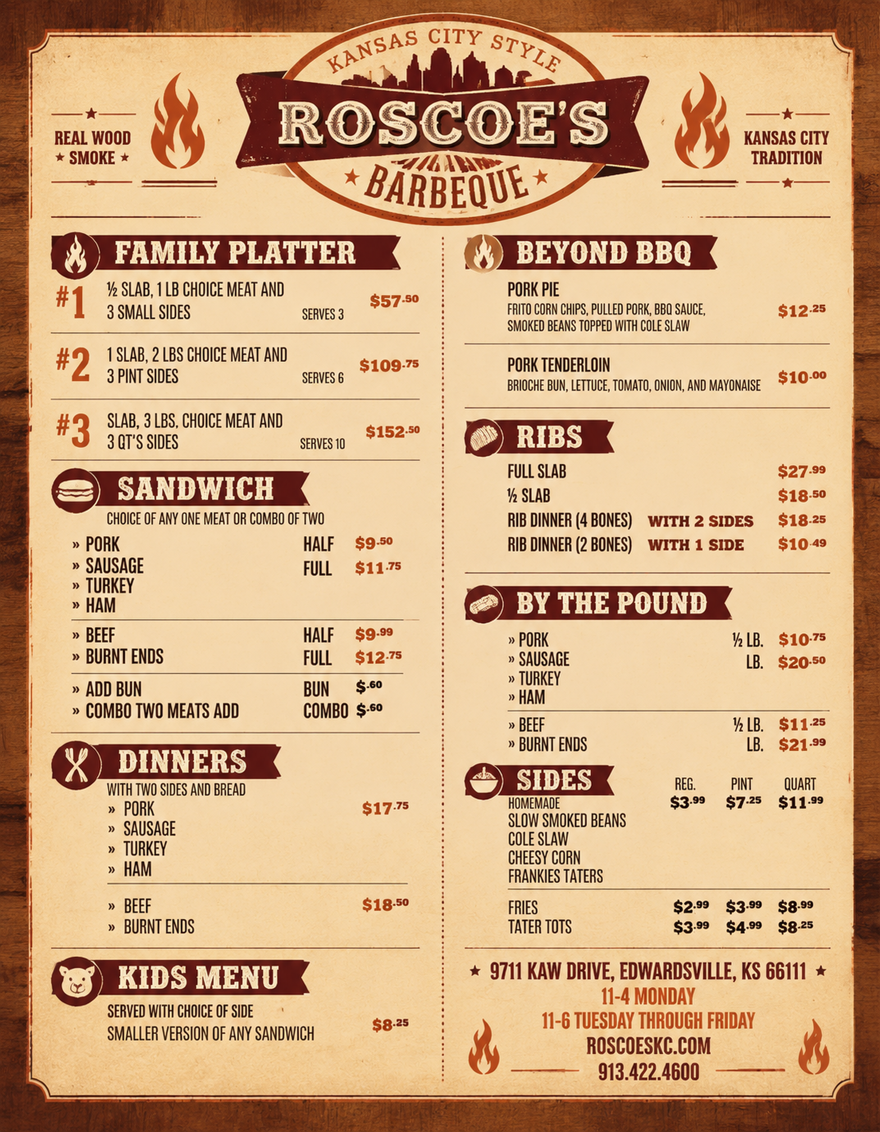 Full Menu